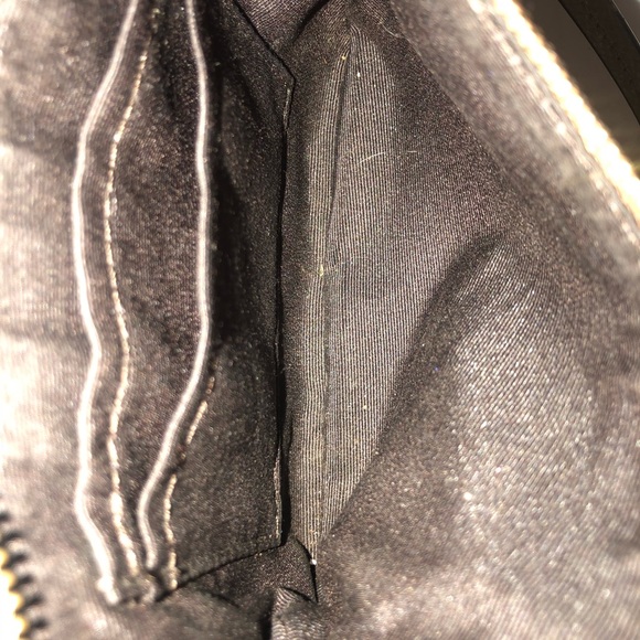 Signature Khaki/Platinum Coach Wristlet - Picture 2 of 2